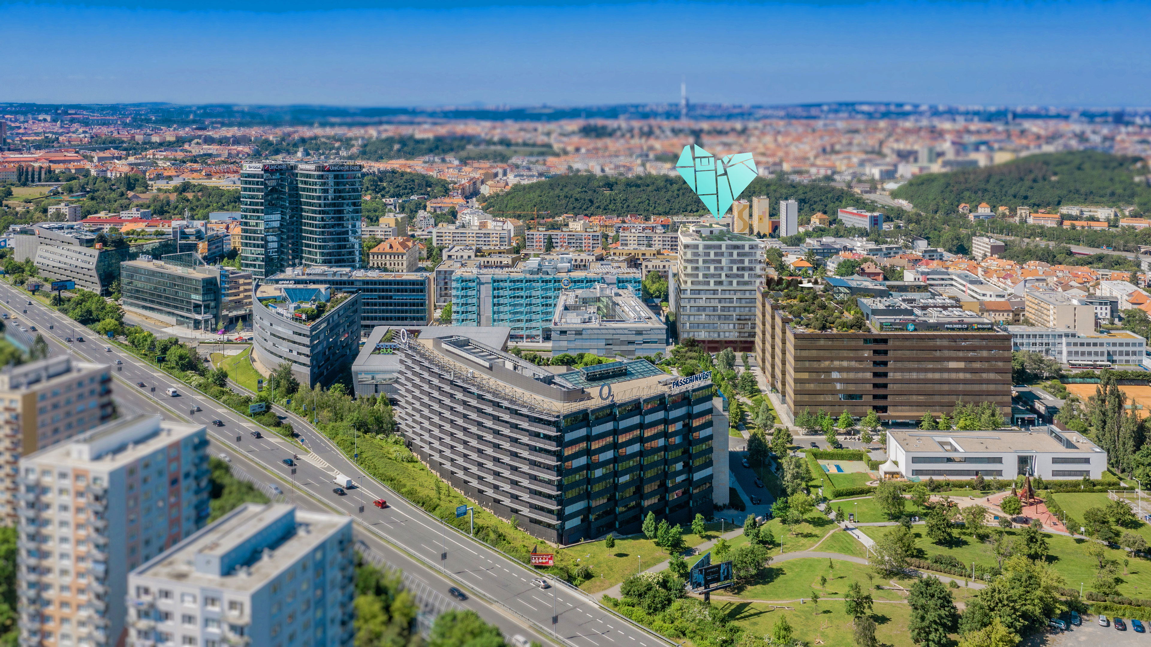 pohled na Brumlovku, Passerinvest